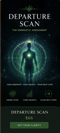 Departure Scan Reading — Energy Check + 1 Guidance Module